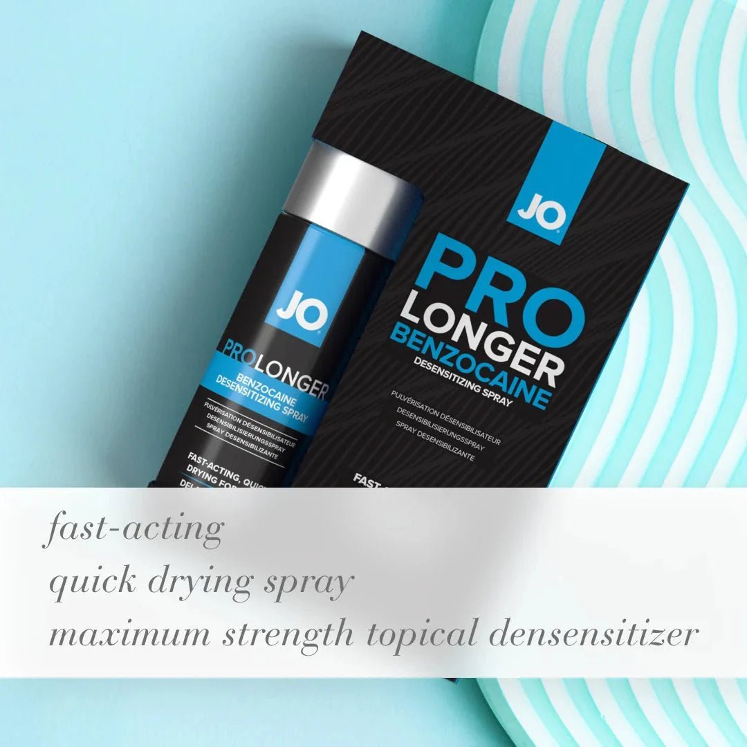 JO Prolonger Spray with Benzocaine - last longer, give her pleasure - everybody happy. - delayspray.com.au