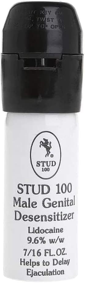 Stud 100 Male Genital Desensitizing Spray (12.9mL) - delayspray.com.au